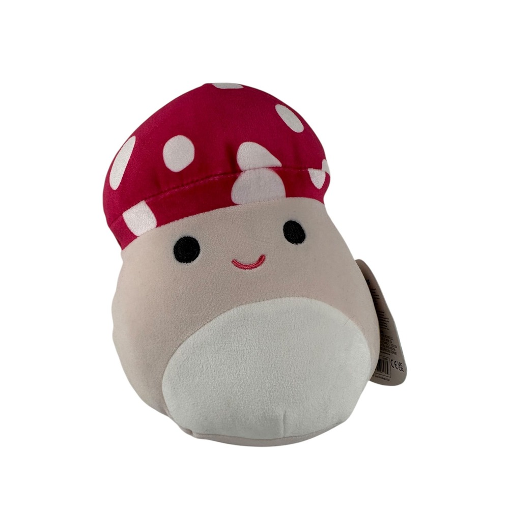 Kellytoy Squishmallows Plush Kids 8in Red Malcolm the Mushroom NWT SQK2771